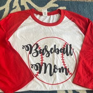 Baseball Mom Ragland Tee*